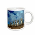 thumbnail image 1 of 3drose, Chile, Easter Island, Moai Statues at Ahu Akivi - Sa05 Rer0054 - Ric Ergenbright, 11oz Mug, 1 of 6