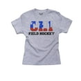 thumbnail image 1 of Chile Field Hockey - Olympic Games - Rio - Flag Girl's Cotton Youth Grey T-Shirt, 1 of 2