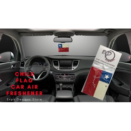 Chile Flag - Car Air Freshener