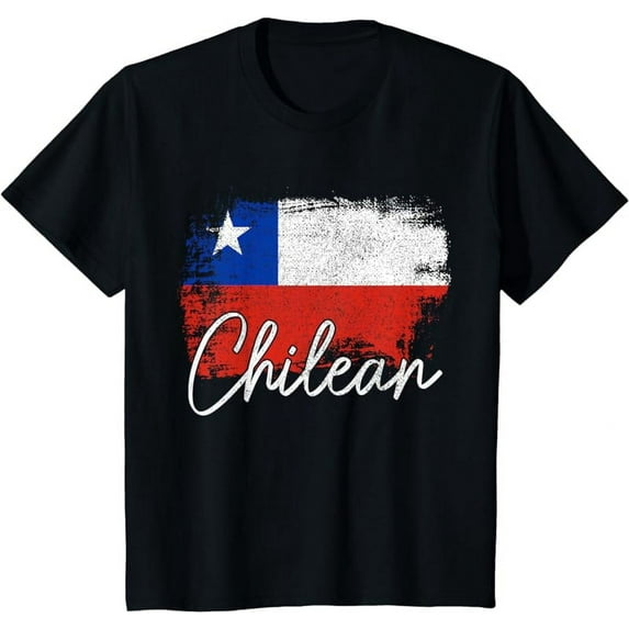 Chile Flag Chilean Pride Roots Vintage T-Shirt