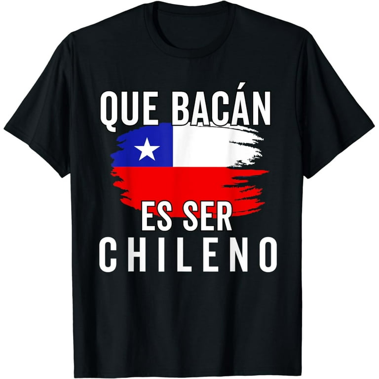 Chilean Flag T-Shirt Chile Camiseta Chilean Flag T-Shirt Chile Camiseta