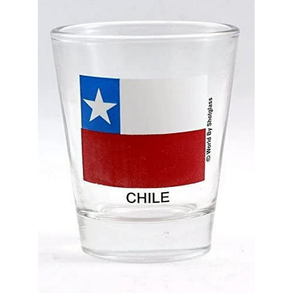 Chile Flag Shot Glass
