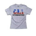 thumbnail image 1 of Chile Gymnastics - Olympic Games - Rio - Flag Boy's Cotton Youth Grey T-Shirt, 1 of 2