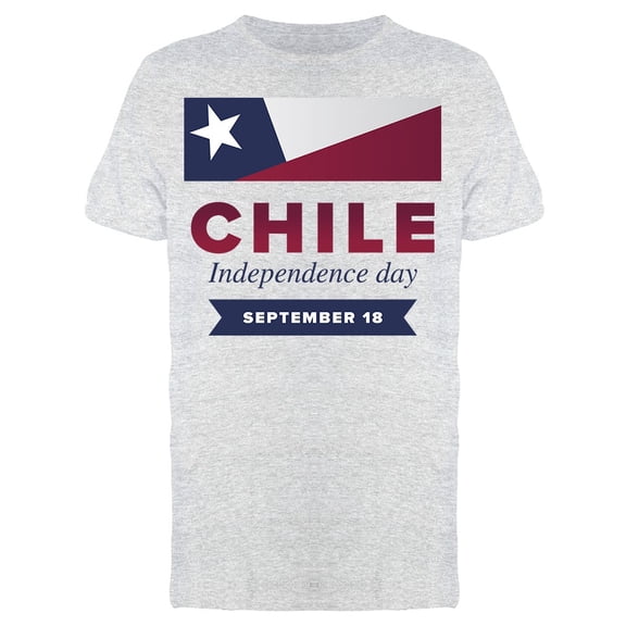 Chile Independence Day Graphic T-Shirt Men -Image by Shutterstock, Male x-Large