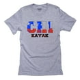 thumbnail image 1 of Chile Kayak - Olympic Games - Rio - Flag Men's Grey T-Shirt, 1 of 2
