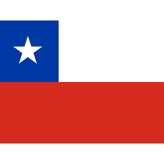 Chile National Flag Patriotic Vexillology World Flags Country Region Poster Extra Large XL Wall Art Print