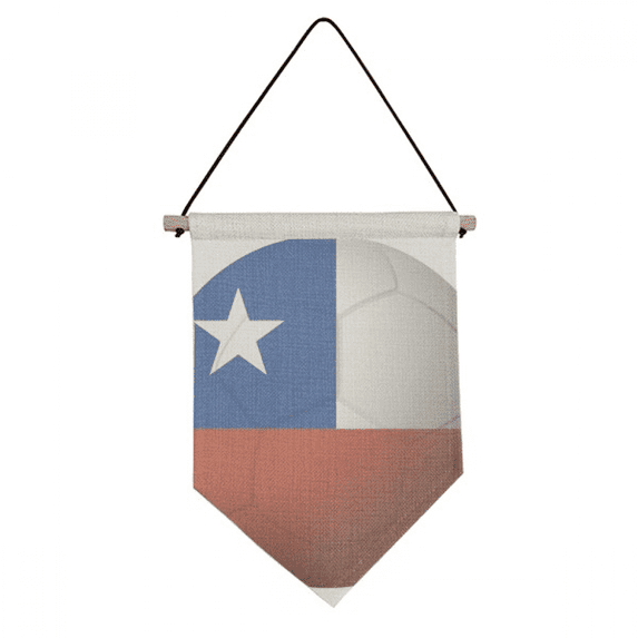 Chile National Flag Soccer Football Canvas Flag Hanging Wall Art Decor Banner