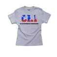 thumbnail image 1 of Chile Synchronized Swimming - Olympic Games - Rio - Flag Boy's Cotton Youth Grey T-Shirt, 1 of 2