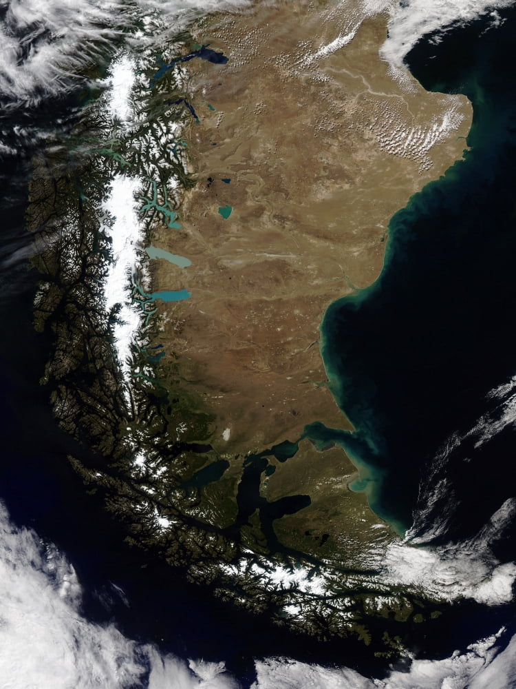 Chile and the Patagonian region of Argentina Canvas Art - Stocktrek Images (25 x 33)