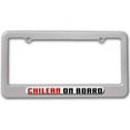 thumbnail image 1 of Chilean On Board License Plate Tag Frame, Silver Color, 1 of 1