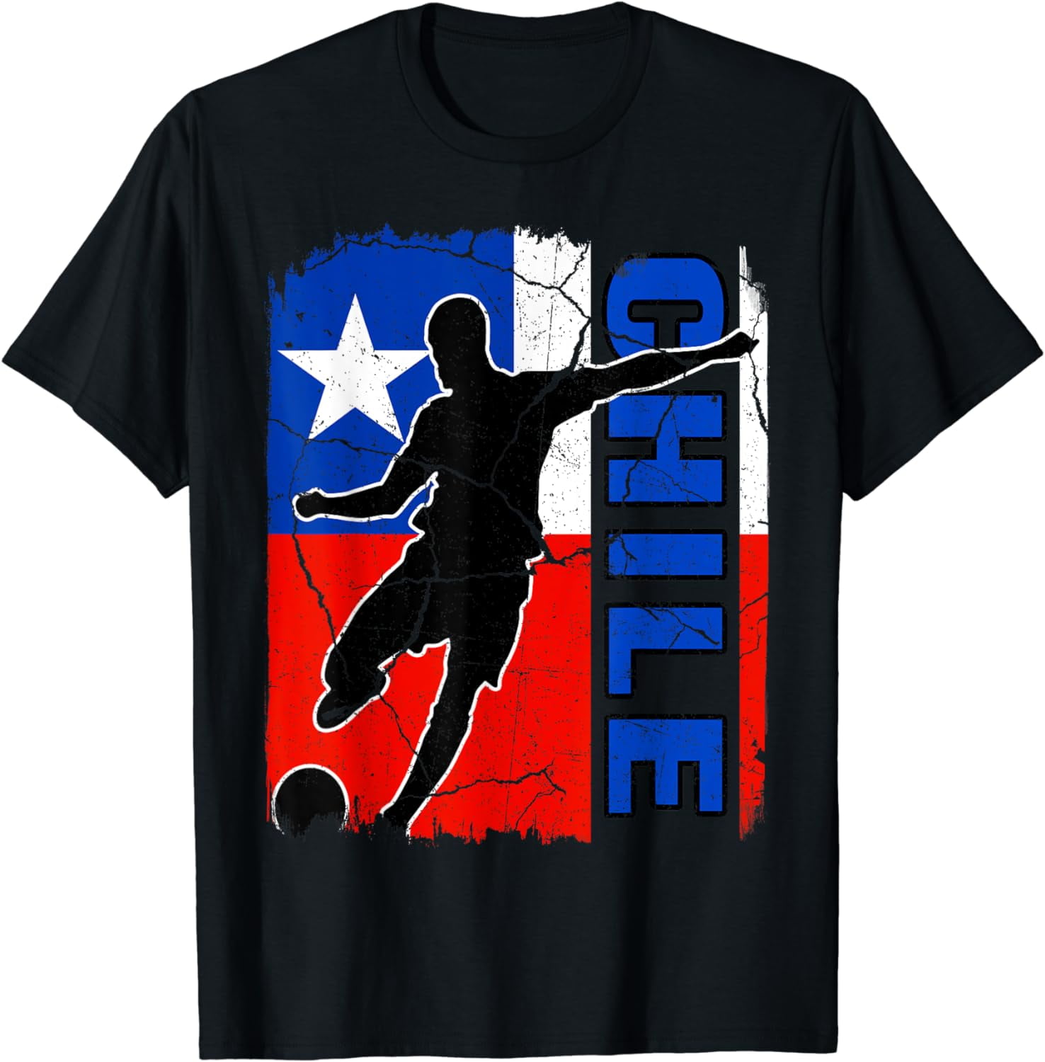 Chilean Soccer Team Chile Flag Jersey Football Fans TShirt