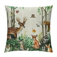 thumbnail image 1 of Chilfamy Animals Plants Detailed Illustration Print Pillow Covers for Home Decor Square 1PC 20x20in, 1 of 5