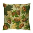 thumbnail image 1 of Chilfamy  Autumn Fall Acorns Throw Pillow Covers for Farmhouse Green Cute Throw Pillows Fall Decor Short Plush Cushion,Autumn Fall Acorns Green，Multi-Size, 1 of 5
