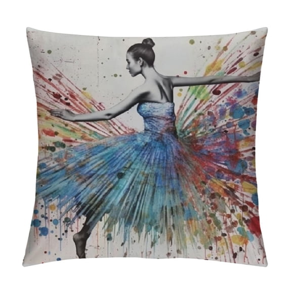 Chilfamy Bird Pillow Cushion Covers for Sofa Couch Bedroom Car Chair Home Decor Aesthetic Decorative Short Plush 1PC 24x24in