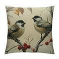 thumbnail image 1 of Chilfamy  Birds on Tree Decorative Pillow Covers Farmhouse Decor Pillowcase Cushion Cover White, 1 of 5