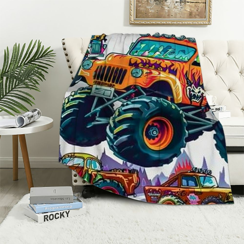 Monster jam blanket walmart hotsell