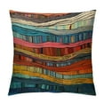 thumbnail image 1 of Chilfamy Boho Colorful Pillow Covers,mid Century Modern Decor Throw Pillow Covers, Bohemian Print Decor Pillow case,Rainbow Pillowcase,Bohemia Decorate for living room Bedroom 12x12in, 1 of 5