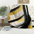 thumbnail image 1 of Chilfamy Brush Strokes Flannel Throw Blankets for All Seasons - Long-Lasting Home Blanket for Bed, Boys, Girls, Pack of 1, Size: Standard 50x60in, 1 of 6