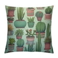 thumbnail image 1 of Chilfamy  Cactus Succulents Print Throw Pillow Covers Soft Corduroy Cushion Covers Square Pillowcase Cushion Case for Sofa Living Room Home Decoration, 1 of 5