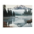 thumbnail image 1 of Chilfamy Canvas Wall Art Picture 20x16in for Living Room Bedroom Wall Art Foggy Forest 20x16in, 1 of 3
