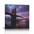 thumbnail image 1 of Chilfamy City Lights Urban Landscape Canvas Wall Art Decor 12x12in, 1 of 6