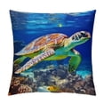 thumbnail image 1 of Chilfamy Coral Reef Fish Pillow Covers for Couch Sofa Indoor Outdoor Pillow Case Soft and Durable All Year Round Suitable for Car Couch Bedroom 1PC 18x18in, 1 of 5