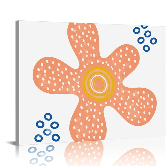 Chilfamy Coral Starfish With Bubbles Modern Wall Decor, Ready to Hang, Bathroom Wall Art Bathroom Bedroom Kitchen Hallway Wall Decor Prints