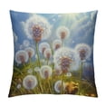 thumbnail image 1 of Chilfamy Dandelions Sun Blue Sky Pillow Covers with Zipper Closure Indoor Outdoor 1PC 22x22in, 1 of 5