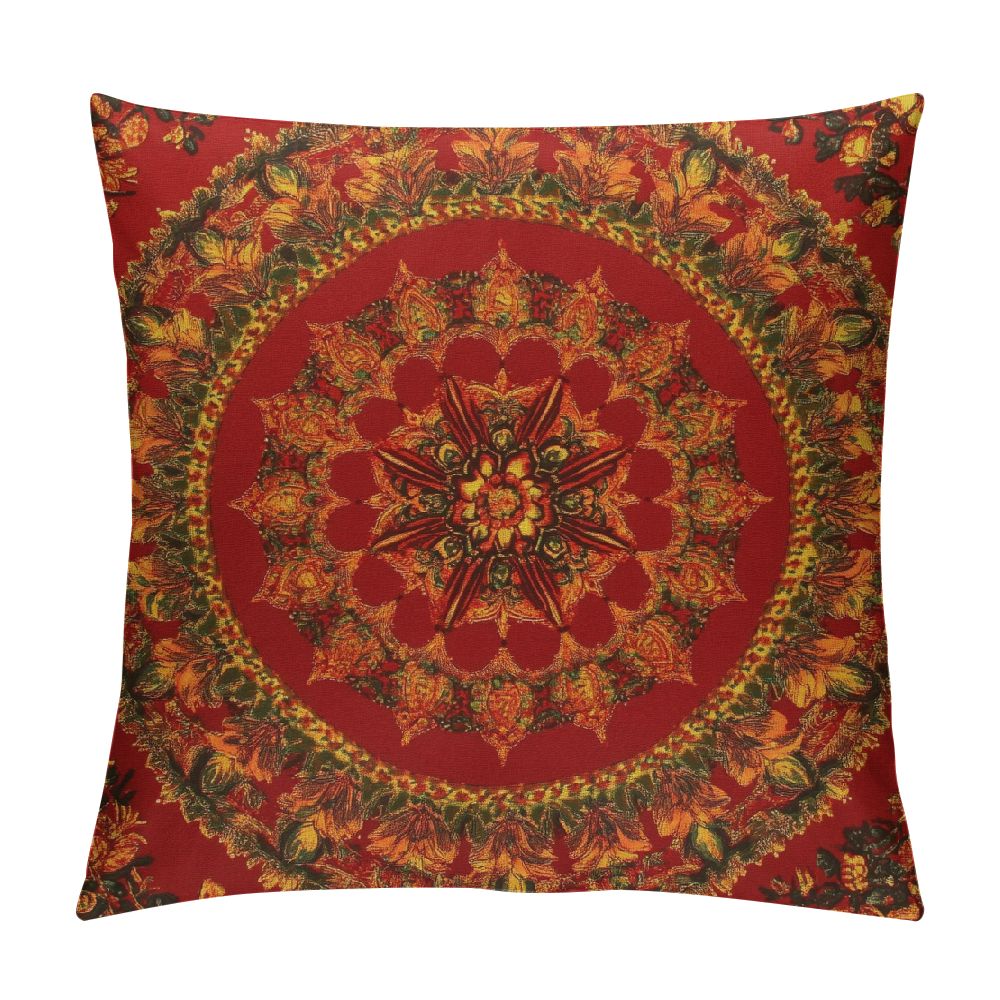 Chilfamy Design Throw Pillow Covers Square Cushion for Bedroom Sofa