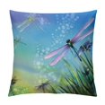 thumbnail image 1 of Chilfamy Dragonfly Grass Sky Pillow Covers for Couch Sofa Indoor Outdoor Pillow Case Soft and Durable All Year Round Suitable Throw Pillow Cover 1 PC 20x20in, 1 of 5