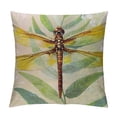 thumbnail image 1 of Chilfamy Dragonfly Throw Pillow Cover Rural Style for Home Office Sofa Decor Pillow Case Pillowcase 1 22x22in, 1 of 5