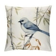 thumbnail image 1 of Chilfamy Fall Decor Birds on the Branches Pillow Covers for Couch Sofa Indoor Outdoor Short Plush Pillowcase 1PC 12x12in, 1 of 5