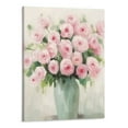 thumbnail image 1 of Chilfamy Fall Decor Pink Flowers Canvas Wall Art Picture 16x20in for Living Room Bedroom Art Modern 16x20in, 1 of 3