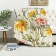 thumbnail image 1 of Chilfamy Flowers Print Throw Blanket Super Soft Blanket for Bed Couch Car Kids Adults All Seasons 3 Sizes 40x50in, 1 of 6