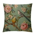 thumbnail image 1 of Chilfamy Grey Green Throw Pillow Covers Cases Neutral Accent Modern Farmhouse Nautical Pillow Covers with Soft Decorative for Couch Bed Living Room Outdoor Flowers and Birds White, 1 of 5