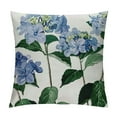 thumbnail image 1 of Chilfamy  Hello Love Blue Hydrangea Throw Pillow Covers, Flowers Summer Spring Mother's Day Cushion Case for Sofa Couch 22x22in, 1 of 5