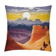 thumbnail image 1 of Chilfamy Mountains Sun Clouds Pillow Covers for Couch Sofa Indoor Outdoor Throw Pillow Cover Square 1PC 18x18in, 1 of 5