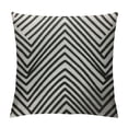 thumbnail image 1 of Chilfamy   Mudcloth Chevron Throw Pillow Cover Wave Line Art Zigzag Black and White Stripes Pillow Case Decorative Men Women Boy Girl Room Cushion Cover for Home Couch Bed White, 1 of 5