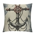 thumbnail image 1 of Chilfamy Navy Blue Nautical Throw Pillow Covers Coastal Anchor Rudder Beach Outdoor Throw Pillows Decorative Cushion Covers for Couch Bed Sofa Pillowcases,Multi-Size, 1 of 5