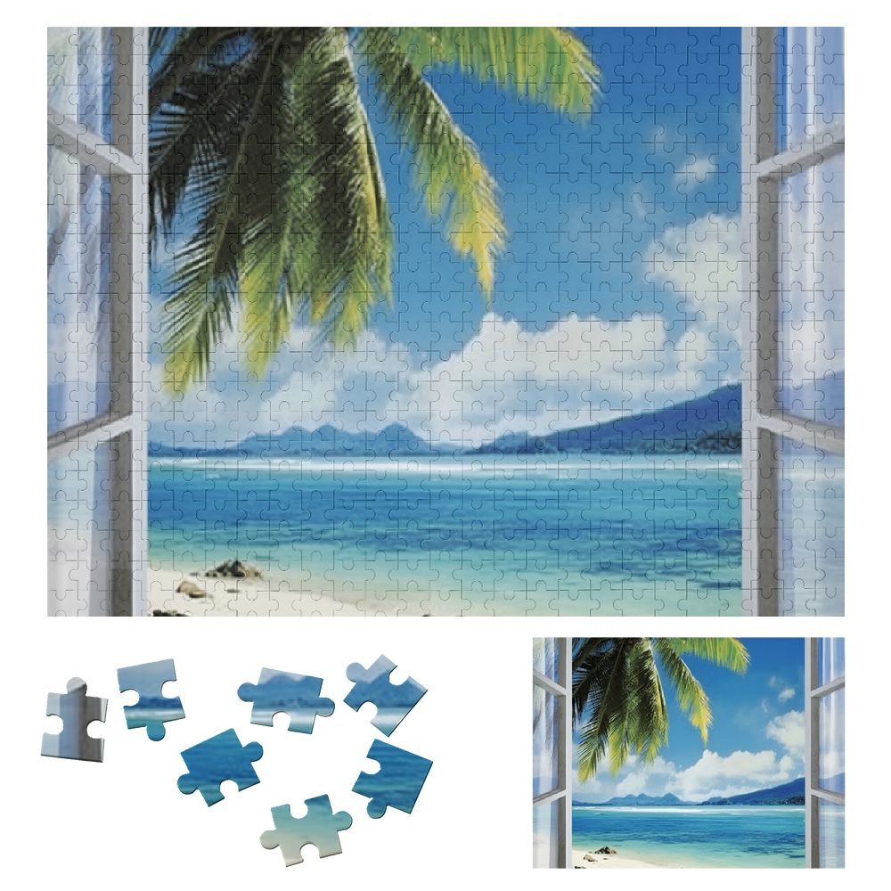 Chilfamy Palm Tree Wooden Jigsaw Puzzle for Adults - Challenging and ...
