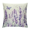 thumbnail image 1 of Chilfamy  Pillow Covers Lavender Floral Home Sweet Home Spring Summer Pillows Decorative Throw Pillows Cushion Case Floral Decorations Farmhouse Decor for Couch Sofa, 1 of 5