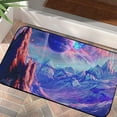 thumbnail image 1 of Chilfamy Planets Mountains Lake Low-Profile Floor Mats, Front Door Mat for Entry Doormat Entrance Mat Felt for Home Entrance Outside Entry 19.68*39.37 in, 1 of 6