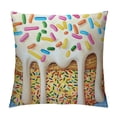 thumbnail image 1 of Chilfamy  Premium Pillowcase， Flowing Cream Pillowcase Set Hidden Zipper Comfy and Lovely Suitable for Sofa,Bed,Home,Office, White Yellow，Multi-Size, 1 of 5