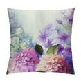 thumbnail image 1 of Chilfamy Purple Flower Blue Hydrangea Pillow Covers-Chinoiserie Summer Cottagecore Floral Aesthetic Decorative Couch Pillow Covers for Living Room, Pillowcases 18x18in, 1 of 5
