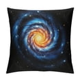 thumbnail image 1 of Chilfamy Spiral Galaxy Stars Pillow Covers for Couch Sofa Indoor Outdoor Zipper Closure Throw Pillow Cover 1PC 22x22in, 1 of 5