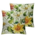 Chilfamy Spring Floral Throw Pillow Covers Home Sweet Home Flowers