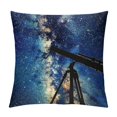 thumbnail image 1 of Chilfamy Stars and Galaxies Print High-quality Pillow Covers for Couch, Car, Bedroom - 1PC 12x12in, 1 of 5