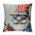 thumbnail image 1 of Chilfamy Summer Pillow Cover Gnome Beach Please Decorative Lumbar Pillow Case Decor Home Decorations Cushion Case for Sofa Couch 12x12in, 1 of 5