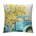 thumbnail image 1 of Chilfamy  Summer Pillow Covers nSunflower vases Truck Decor Throw Pillows Covers Outdoor Spring Summer Yellow Pillow Covers Decor Couch Living Room 12x12in, 1 of 5
