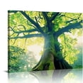 thumbnail image 1 of Chilfamy Sunlight Through Trees Canvas Wall Decor for Bedroom and Kitchen, Fashionable Wall Pictures, Ideal for Home Art Decor, Ready To Hang, No Bathroom Wall Decor 20x16in, 1 of 6